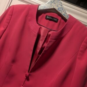Jacques Vert Women's Elegant Pink Blazer Size 10